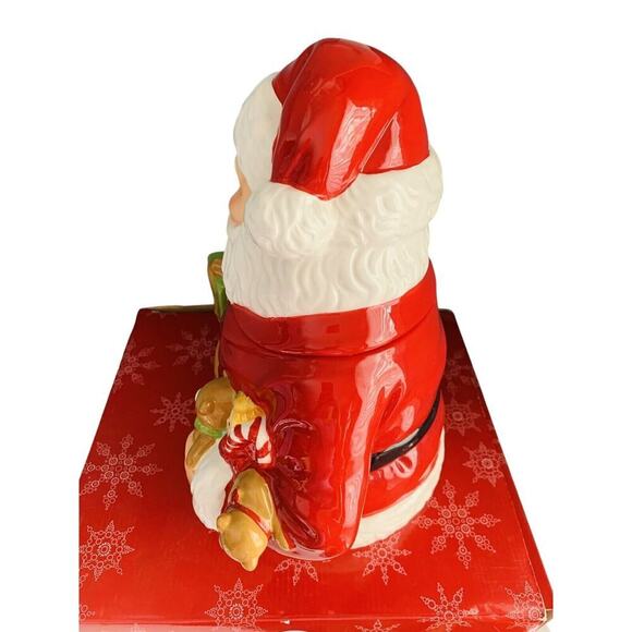 Martha Stewart 13” Santa Cookie Jar Vintage Macy’s Holiday Christmas 2011 - Picture 14 of 16